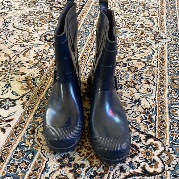 COACH rain boots size 10 - Picture 2 of 4
